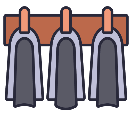 Coat rack clothing coat rack hook icon