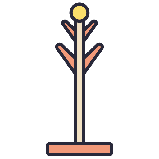 Coat stand coat rack hat stand coat stand icon