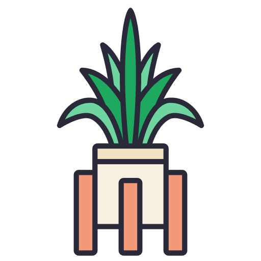 Plant home decoration farming and gardening botanical icon