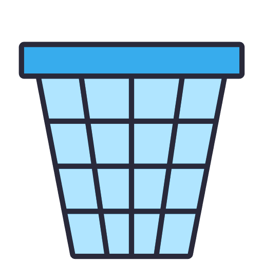 Bin garbage trash bin icon