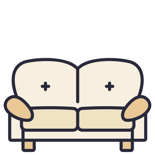 Sofa furniture and household home decoration sofa icon