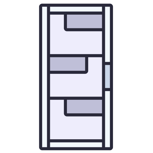 Door door interior design furniture and household icon
