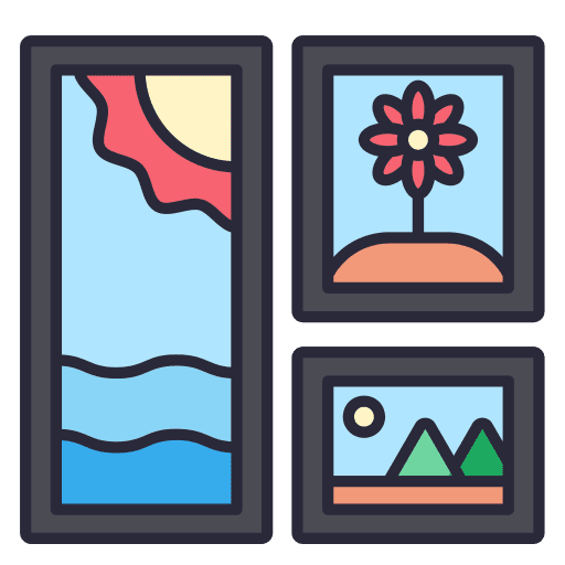 Picture photography furniture and household picture icon