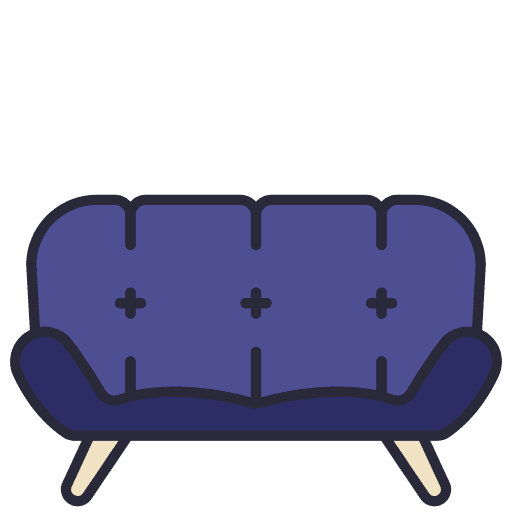 Sofa living room couch sofa icon