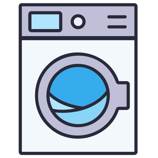 Washing machine electronics cleaning housekeeping icon