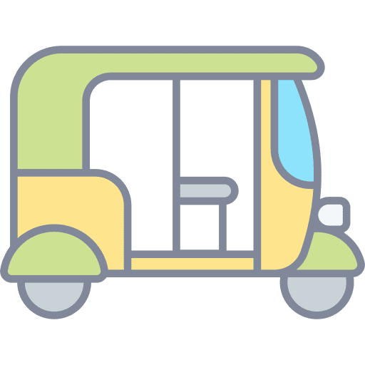 Auto ricksaw transportation vehicle culture icon Auto ricksaw transportation vehicle culture icon
