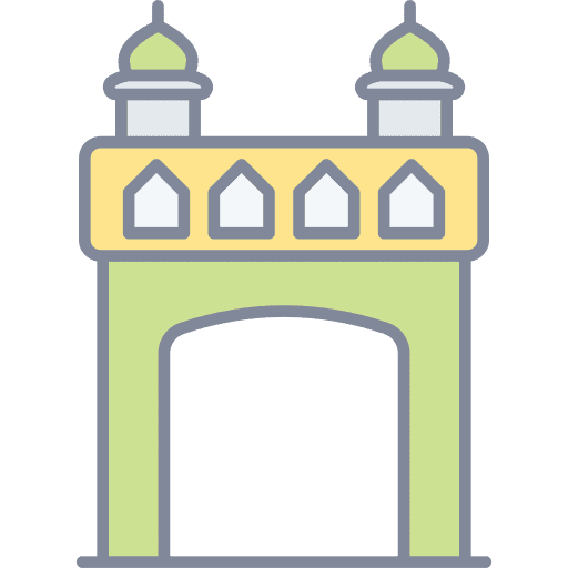 Border lahore punjab architectonic icon Border lahore punjab architectonic icon