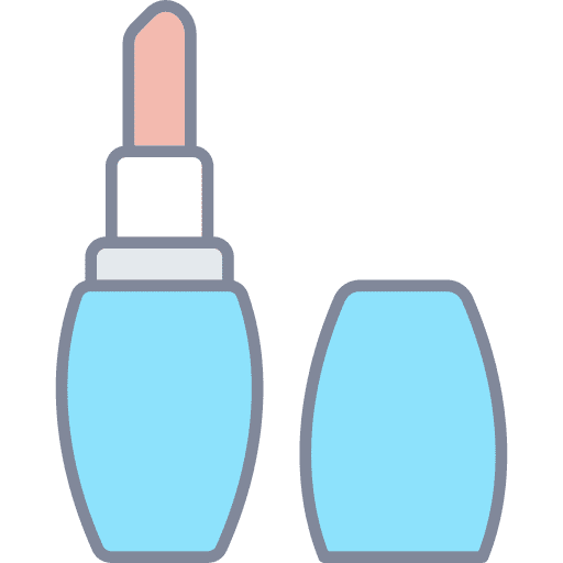 Lipstick cosmetic lip makeup beauty salon icon Lipstick cosmetic lip makeup beauty salon icon