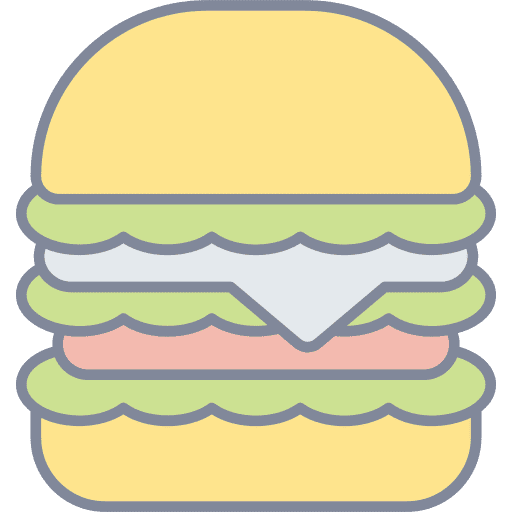 Burger burger hamburger food and restaurant icon Burger burger hamburger food and restaurant icon