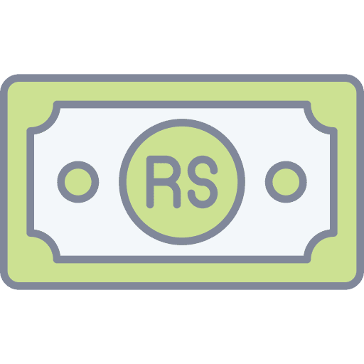 Rupee rupee money cash icon Rupee rupee money cash icon