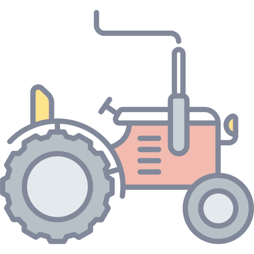 Tractor transport farm agriculture icon Tractor transport farm agriculture icon