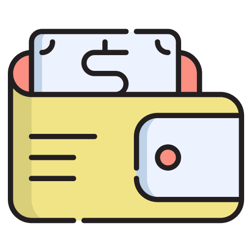 Cashback pay dollar refund icon