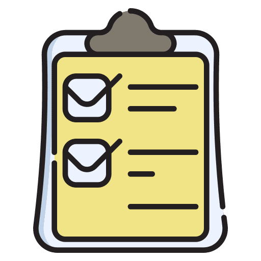 To do list form business document icon