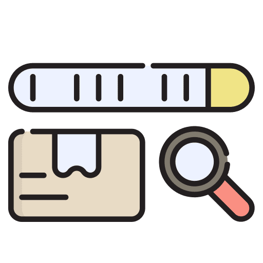 Tracking number data commerce and shopping scanner icon Tracking number data commerce and shopping scanner icon