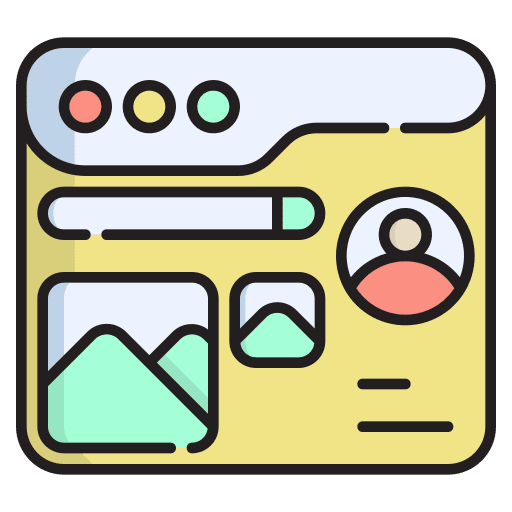 Website website web layout icon Website website web layout icon