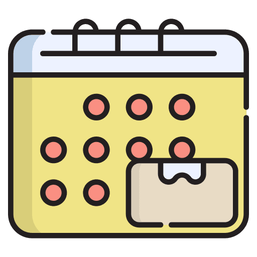 Calendar business reminder planner icon