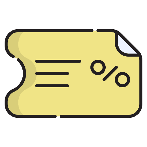 Coupon business coupon gift icon