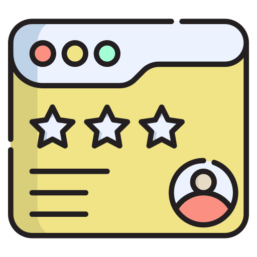 Feedback customer review business icon
