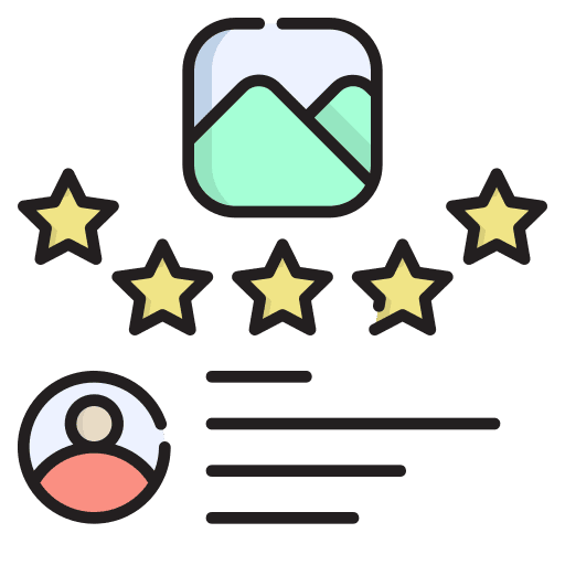 Rating marketing best star icon