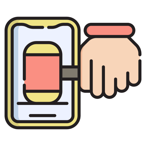 Auction marketing commerce and shopping gavel icon