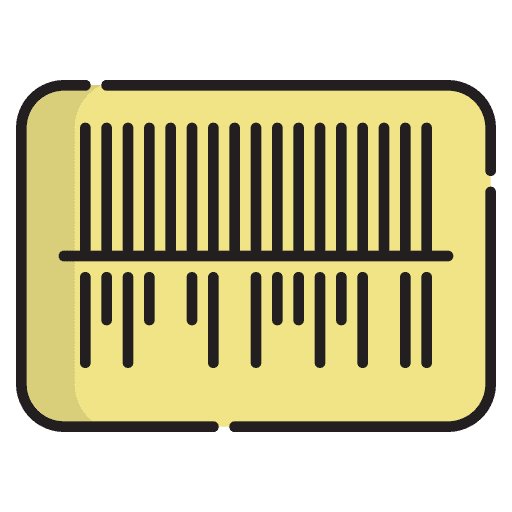 Barcode business scan code icon