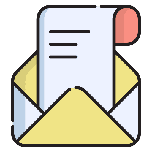 Email message ecommerce business icon