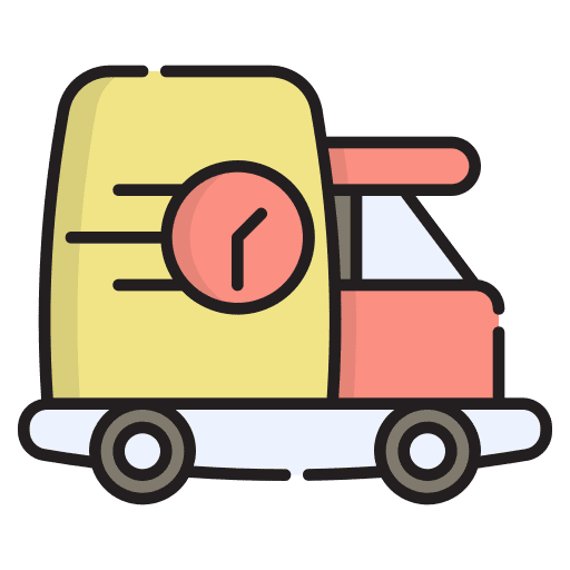 Fast delivery business shipping and delivery marketing icon