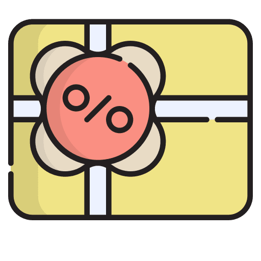 Gift celebration box business icon