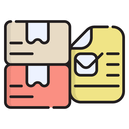 Inventory marketing management ecommerce icon