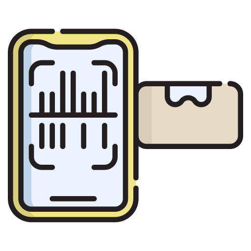 Barcode scanner barcode scanner business storage icon