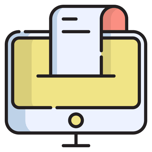 Bill payment tax budget icon