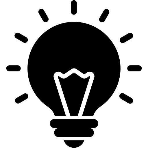 Idea electricity innovation technology icon Idea electricity innovation technology icon