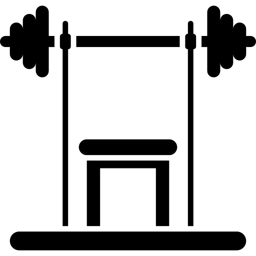 Gym dumbbell gym barbell icon Gym dumbbell gym barbell icon