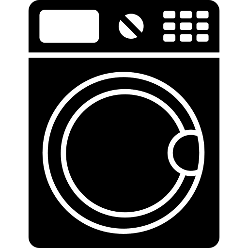 Laundry service washing machine furniture and household electronics icon