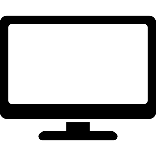 Tv monitor electronics computer icon Tv monitor electronics computer icon