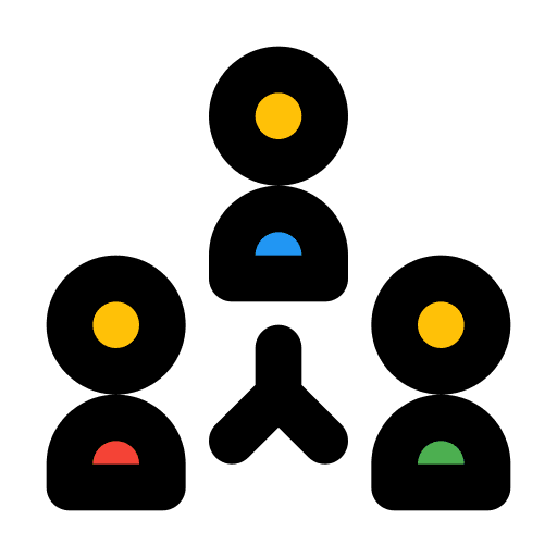 Teamwork user organization partnership icon Teamwork user organization partnership icon
