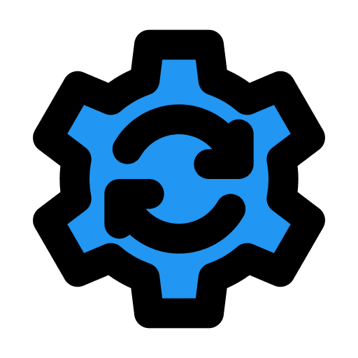 Cogwheel ui in progress gear icon Cogwheel ui in progress gear icon
