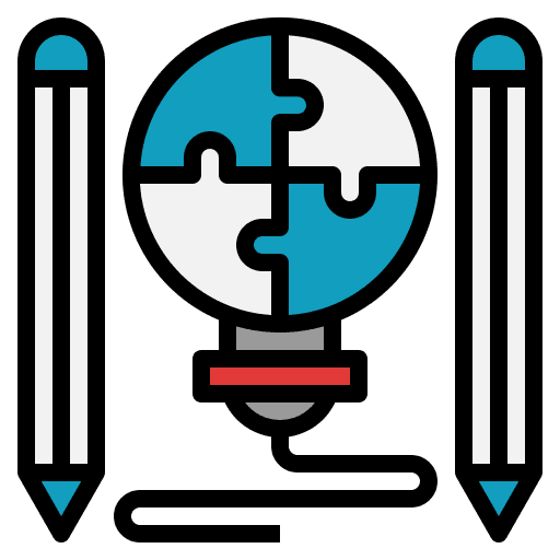 Planning design idea preparation icon Planning design idea preparation icon