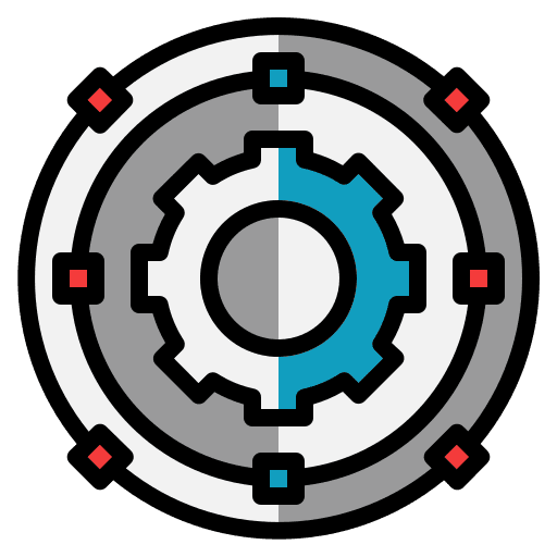 Synthesis gear productivity project management icon Synthesis gear productivity project management icon