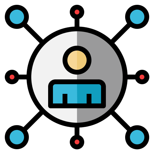 Community social network network user networking icon Community social network network user networking icon