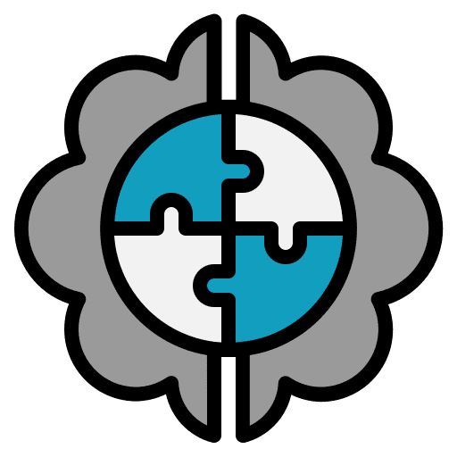 Mindset brain problem solving thinking icon Mindset brain problem solving thinking icon