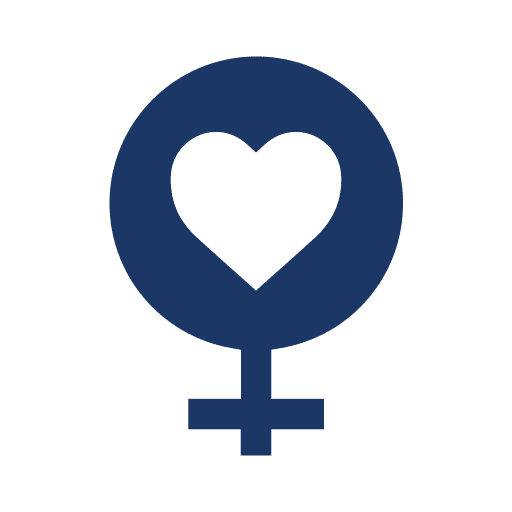 Female heart girl femenine icon Female heart girl femenine icon