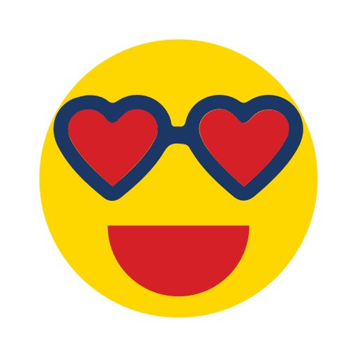 Heart configuration setting smileys icon Heart configuration setting smileys icon