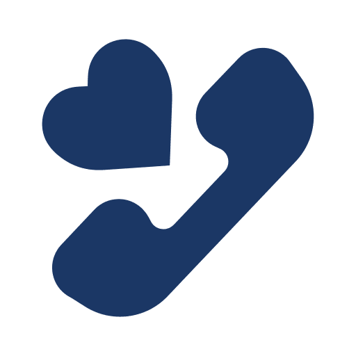 Love communications phone book heart icon Love communications phone book heart icon