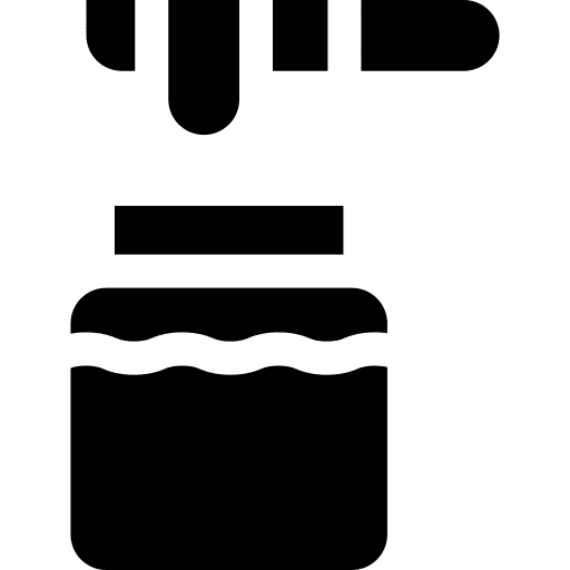 Ghee traditional butter pot icon