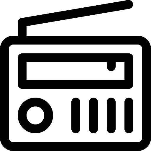 Radio electronics transistor news icon