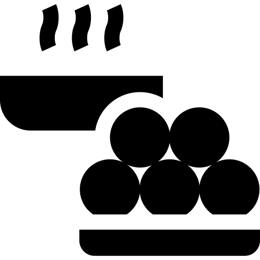 Baati food india bread icon Baati food india bread icon