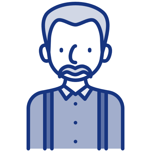 Man old age people user icon Man old age people user icon