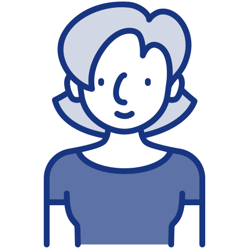 Woman avatar person elder icon