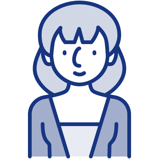 Woman old age people elder icon
